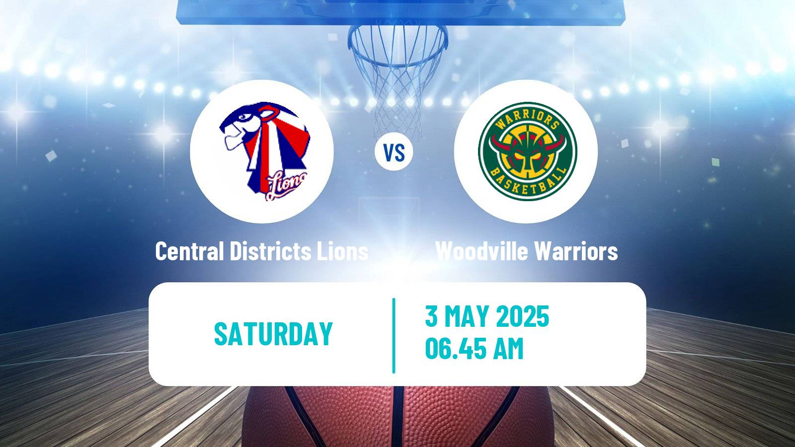 Basketball Australian NBL1 Central Central Districts Lions - Woodville Warriors