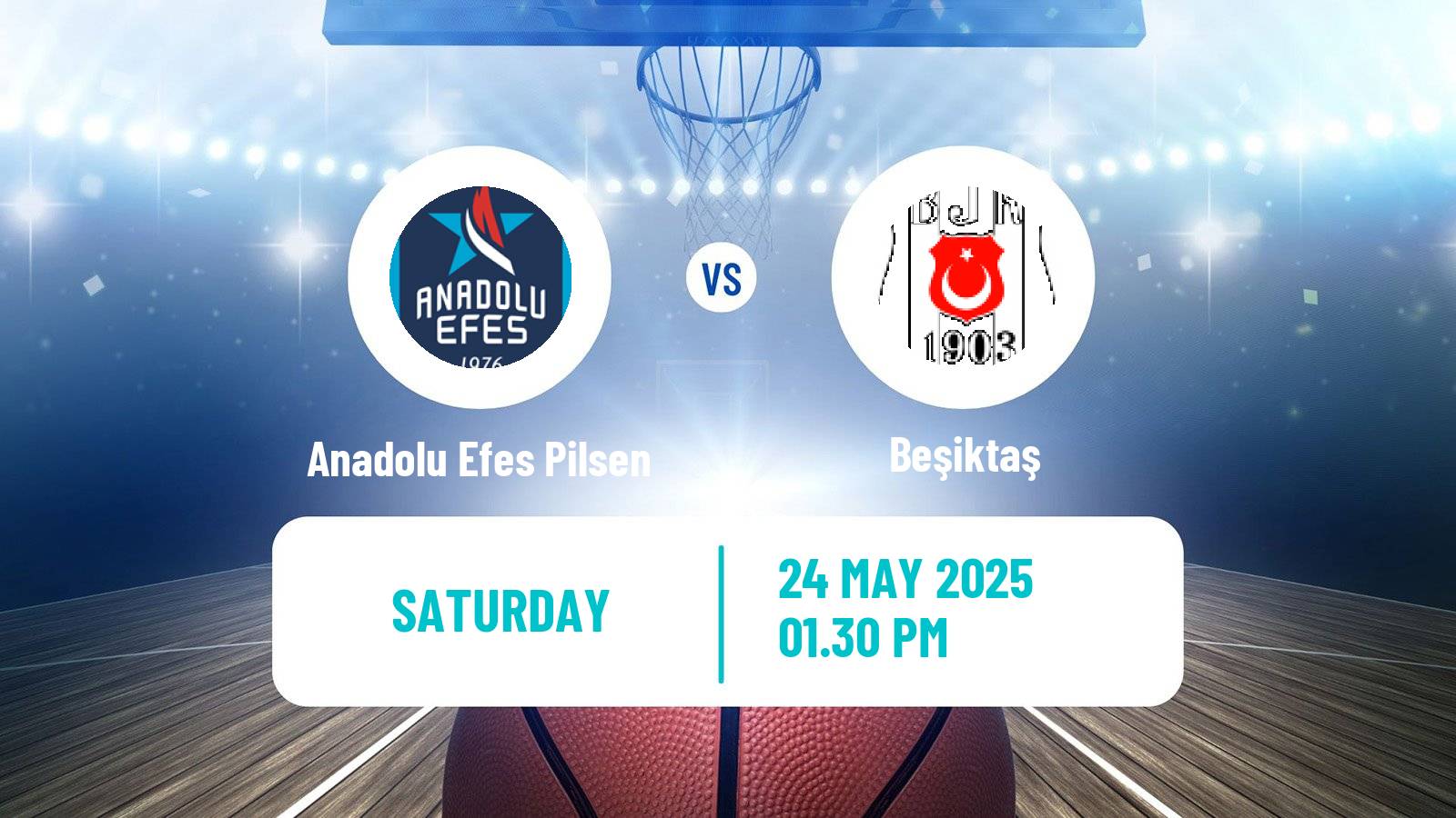 Basketball Turkish Basketball Super Ligi Anadolu Efes Pilsen - Beşiktaş