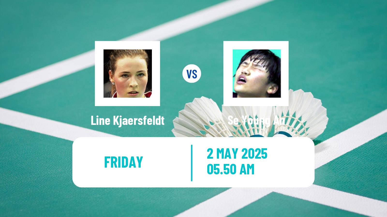 Badminton BWF Sudirman Cup Women Line Kjaersfeldt - Se Young An