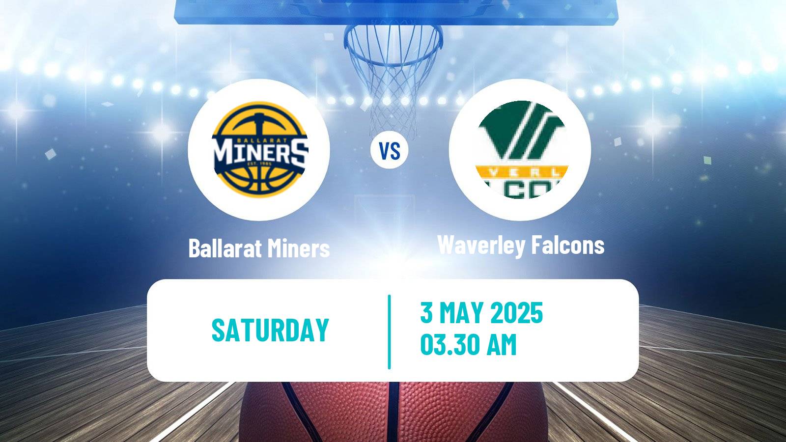 Basketball Australian NBL1 South Women Ballarat Miners - Waverley Falcons