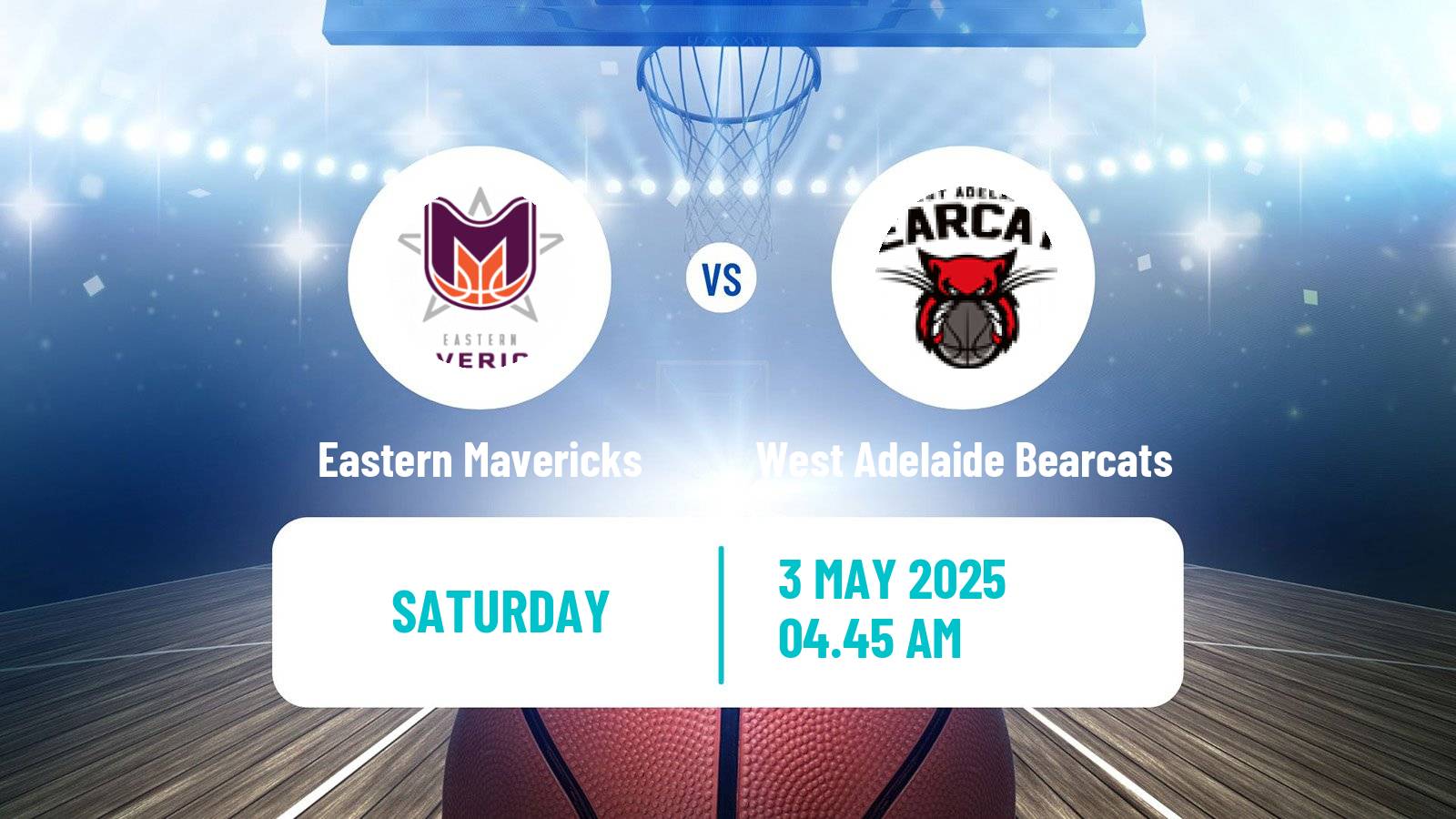 Basketball Australian NBL1 Central Women Eastern Mavericks - West Adelaide Bearcats