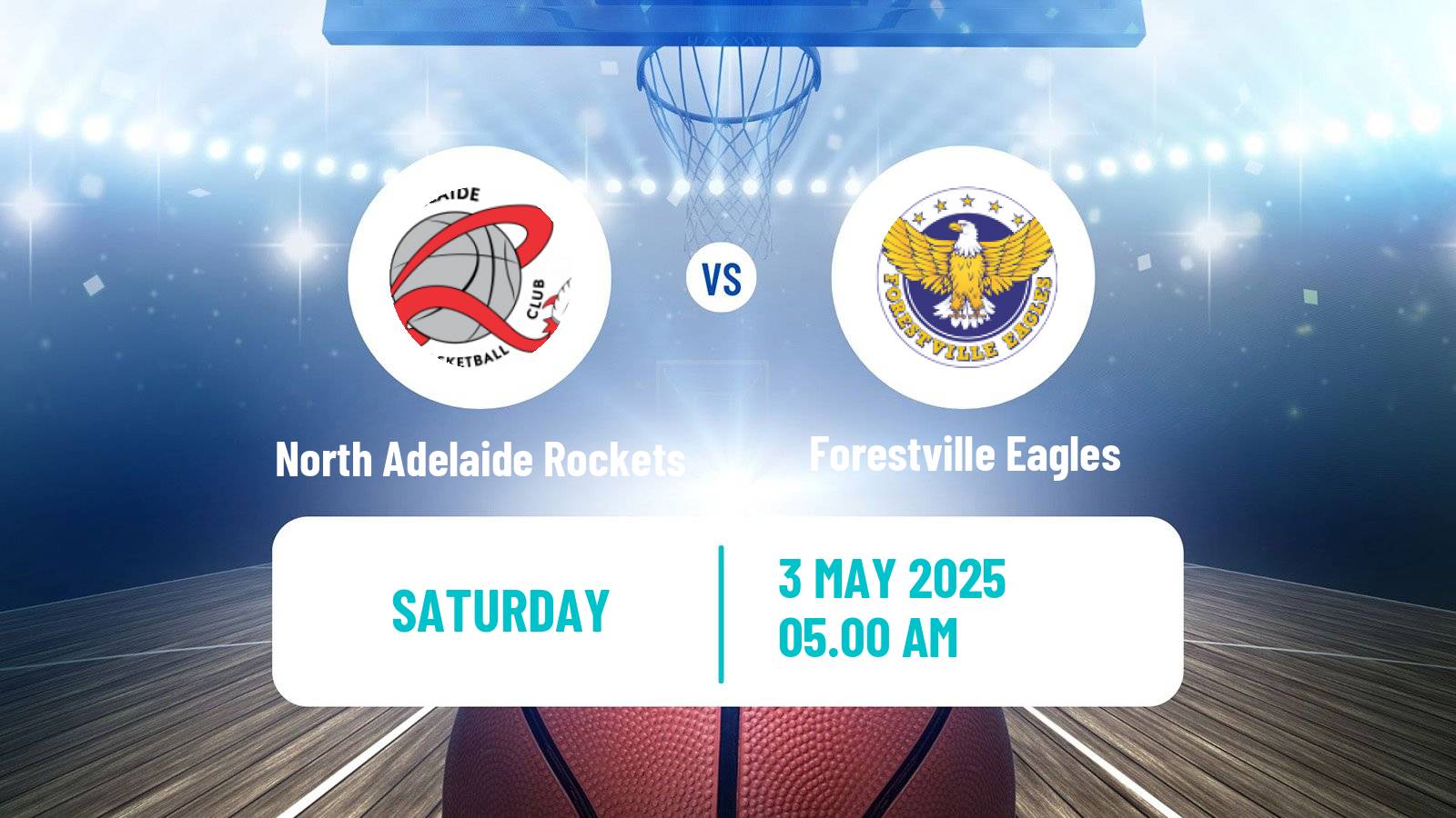 Basketball Australian NBL1 Central Women North Adelaide Rockets - Forestville Eagles