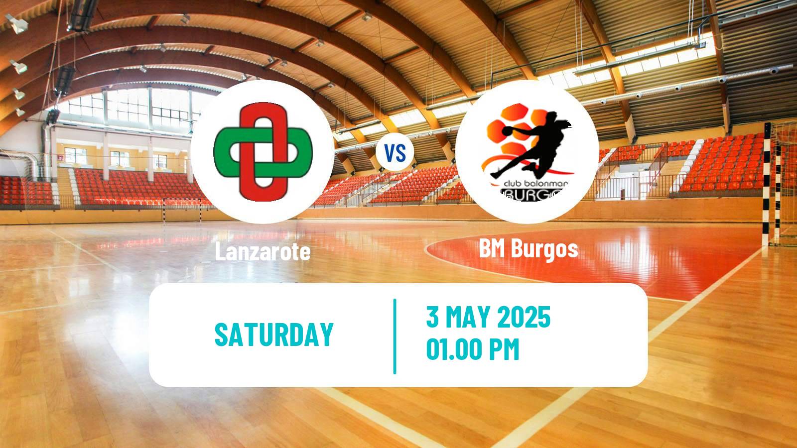 Handball Spanish Division de Honor Plata Handball Lanzarote - Burgos