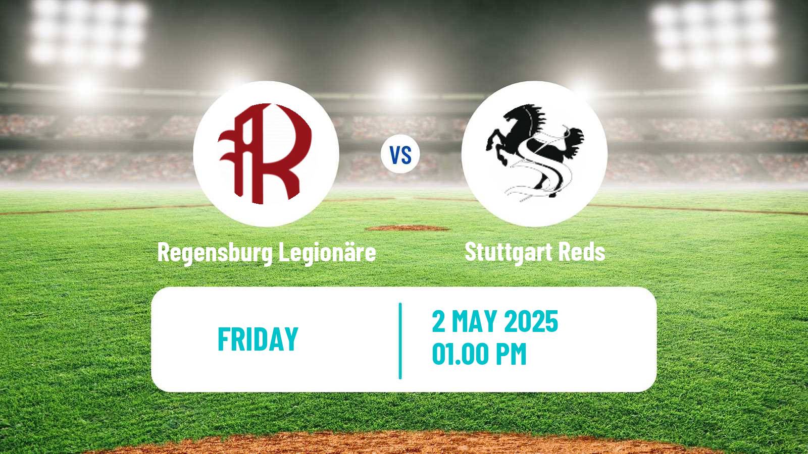 Baseball German Bundesliga South Baseball Regensburg Legionäre - Stuttgart Reds