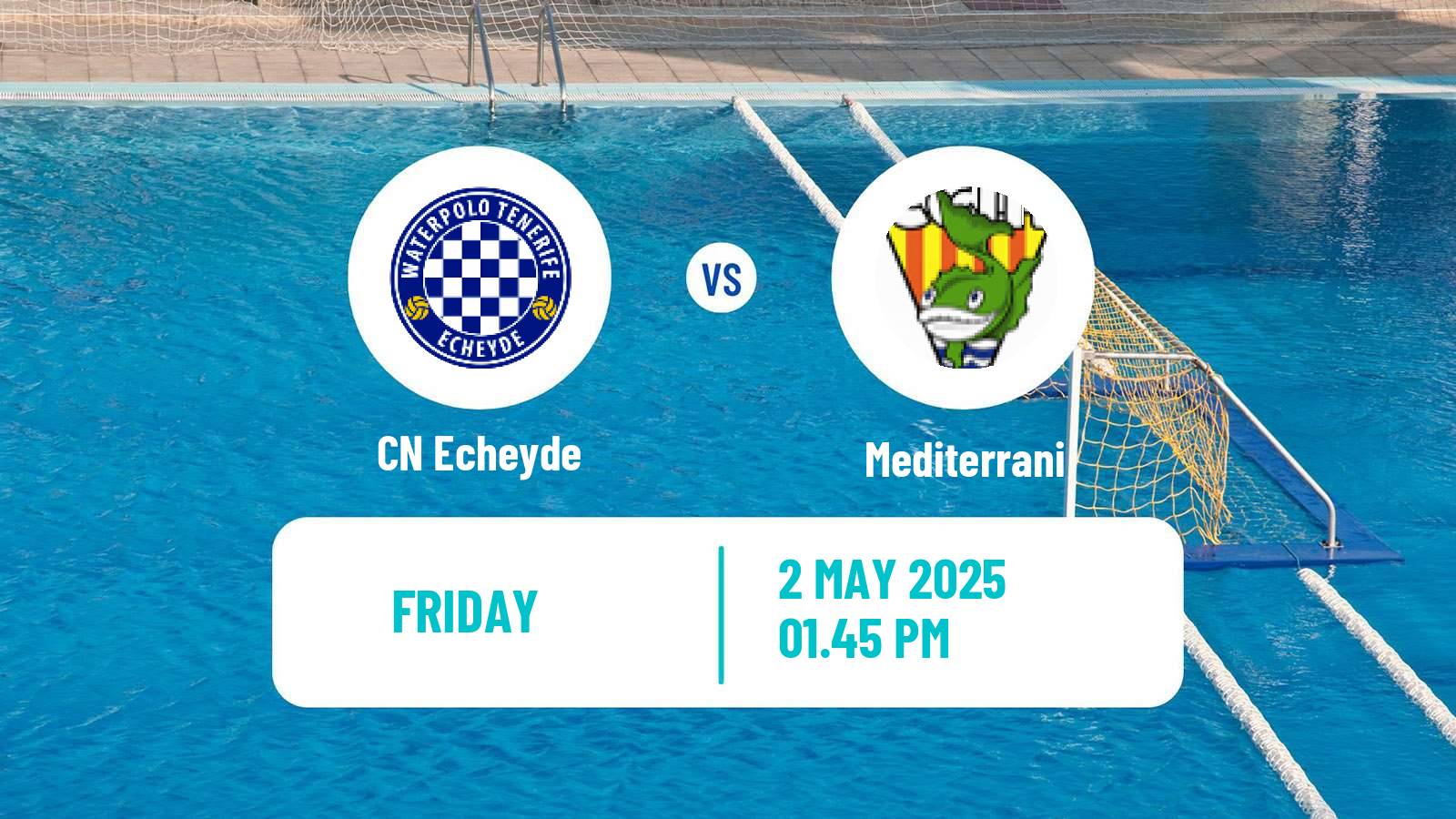 Water polo Spanish Liga Premaat Echeyde - Mediterrani