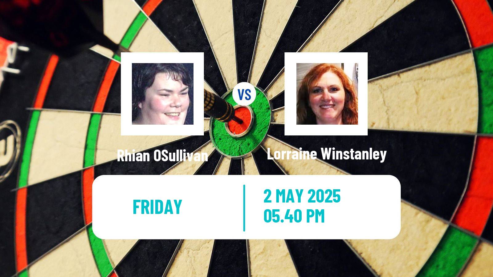 Darts Modus Super Series Rhian OSullivan - Lorraine Winstanley