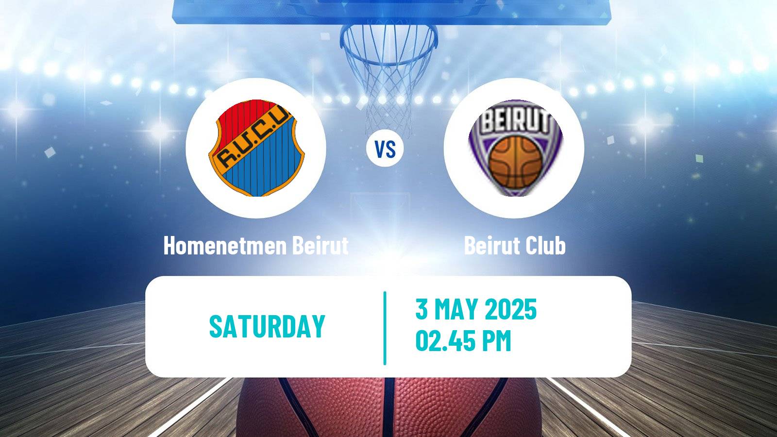 Basketball Lebanese Division 1 Basketball Homenetmen Beirut - Beirut Club