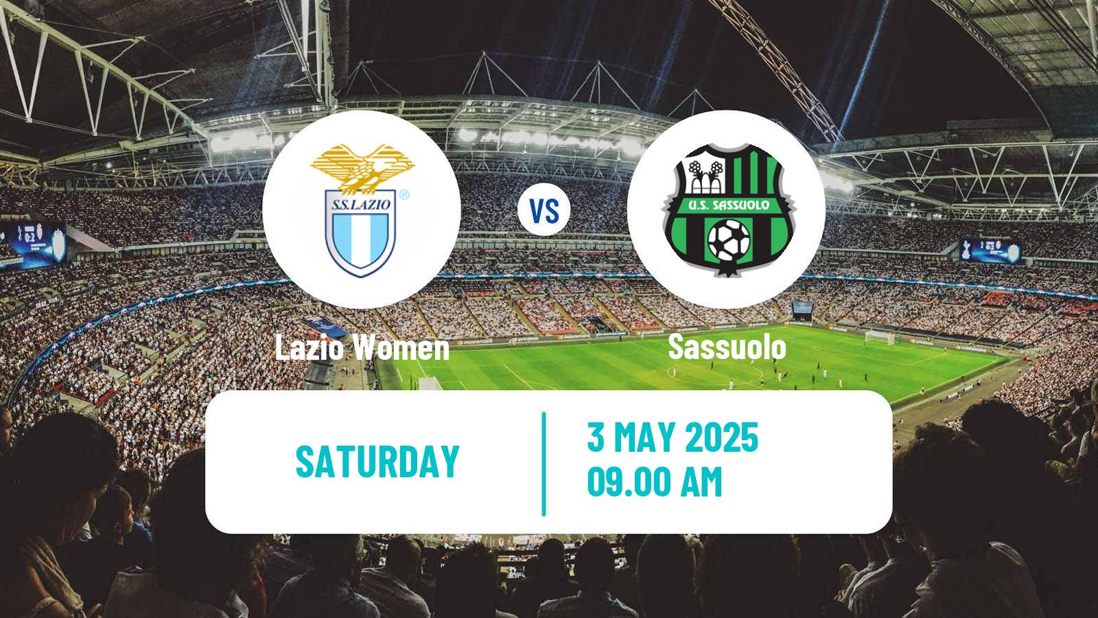 Soccer Italian Serie A Women Lazio - Sassuolo