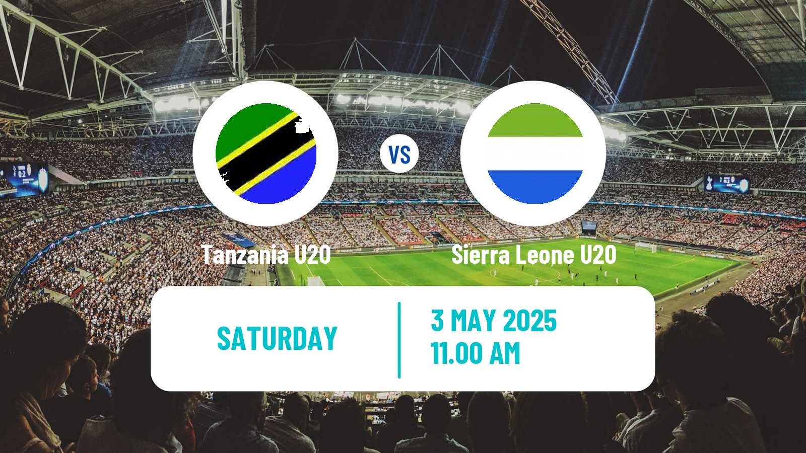 Soccer Africa Cup of Nations U20 Tanzania U20 - Sierra Leone U20