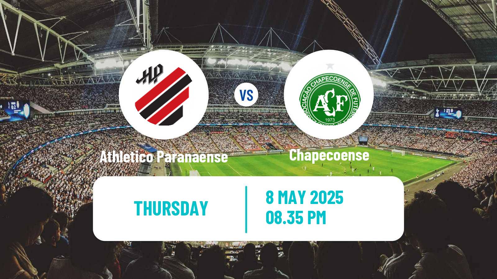 Soccer Brazilian Serie B Athletico Paranaense - Chapecoense