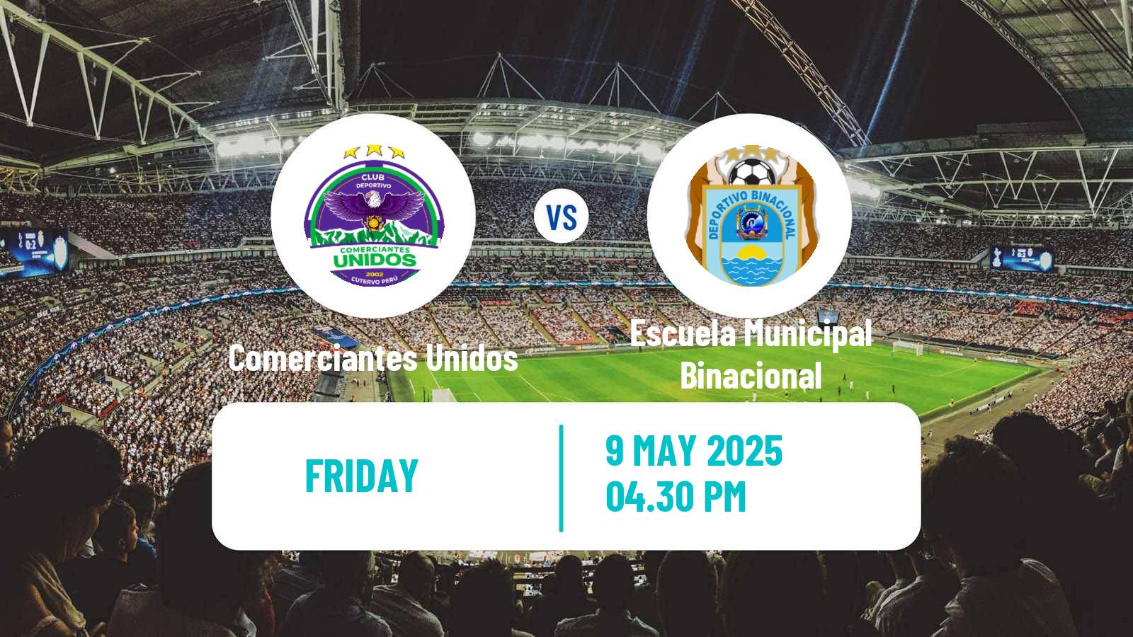 Soccer Peruvian Liga 1 Comerciantes Unidos - Escuela Municipal Binacional