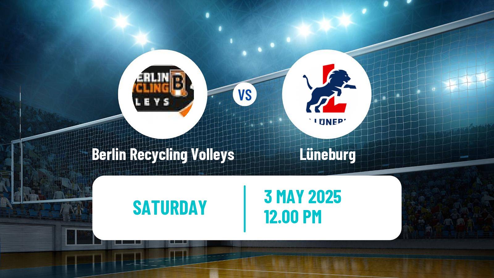 Volleyball German Bundesliga Volleyball Berlin Recycling Volleys - Lüneburg
