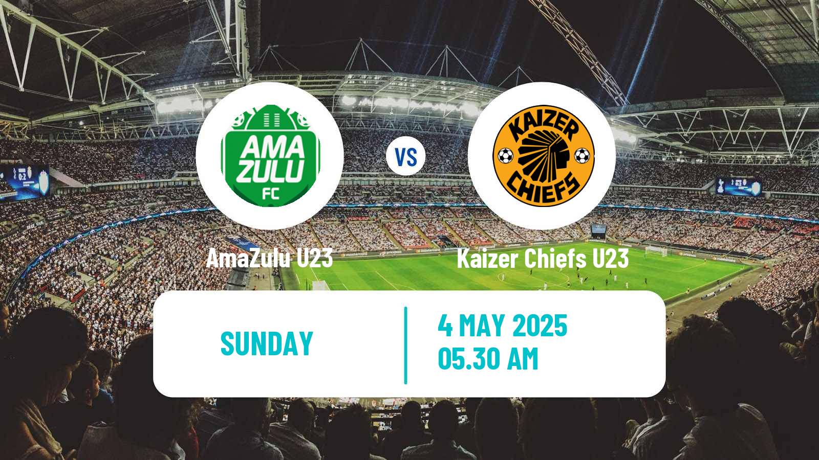 Soccer South African Diski Challenge AmaZulu U23 - Kaizer Chiefs U23