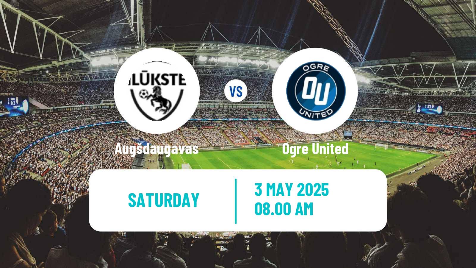 Soccer Latvian 1 Liga Augšdaugavas - Ogre United
