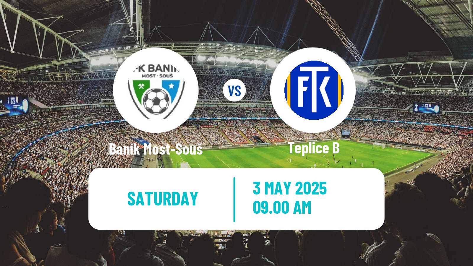 Soccer Czech CFL Group B Baník Most-Souš - Teplice B
