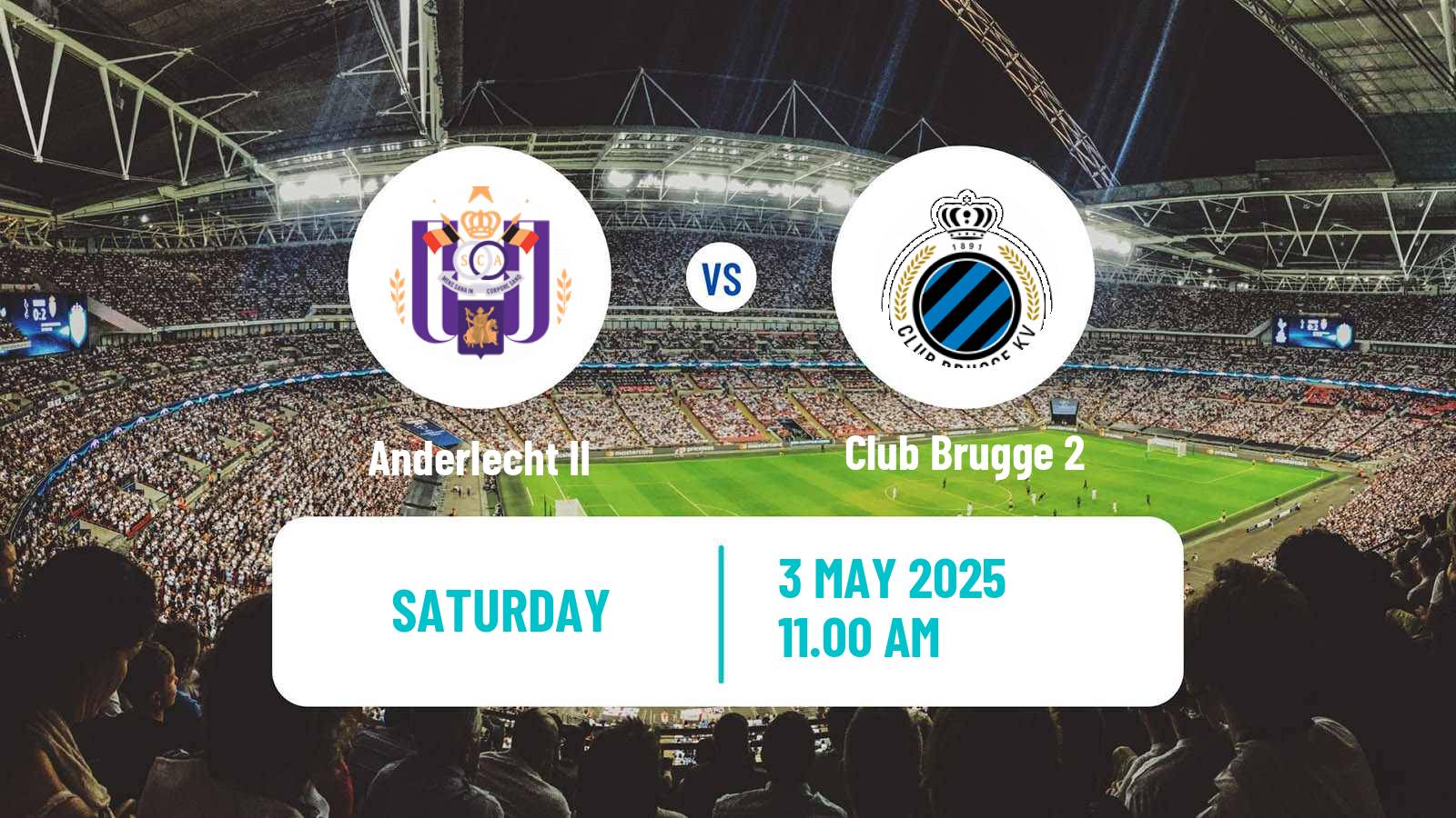 Soccer Belgian 1st National Women Anderlecht II - Club Brugge 2