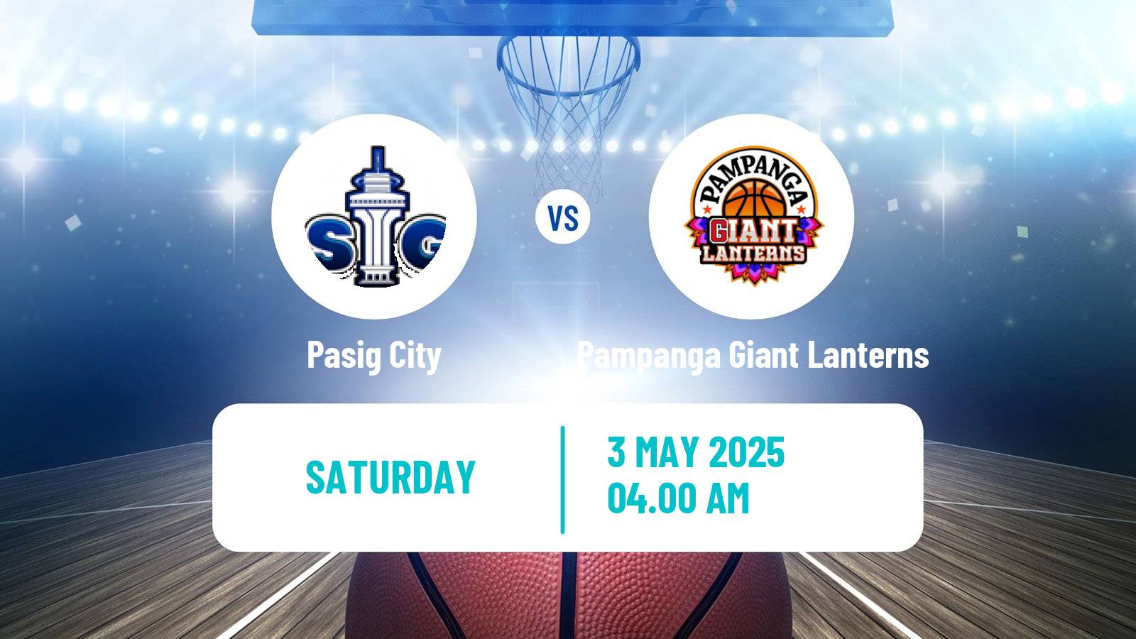 Basketball Philippines MBPL  Pasig City - Pampanga Giant Lanterns