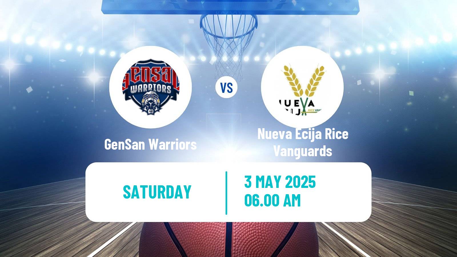 Basketball Philippines MBPL  GenSan Warriors - Nueva Ecija Rice Vanguards