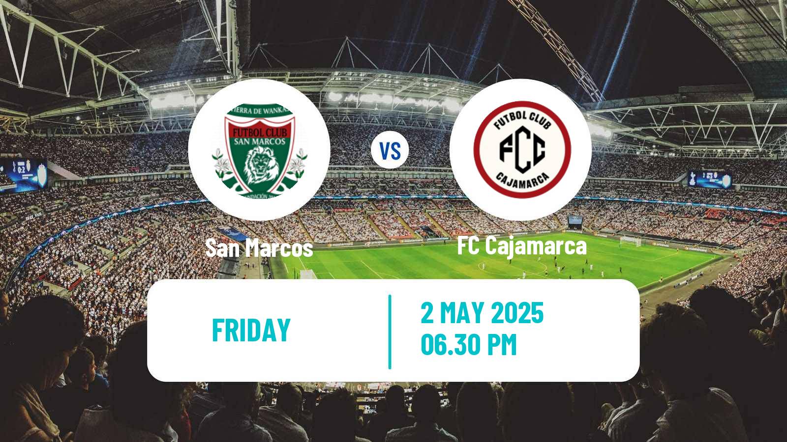 Soccer Peruvian Liga 2 San Marcos - Cajamarca