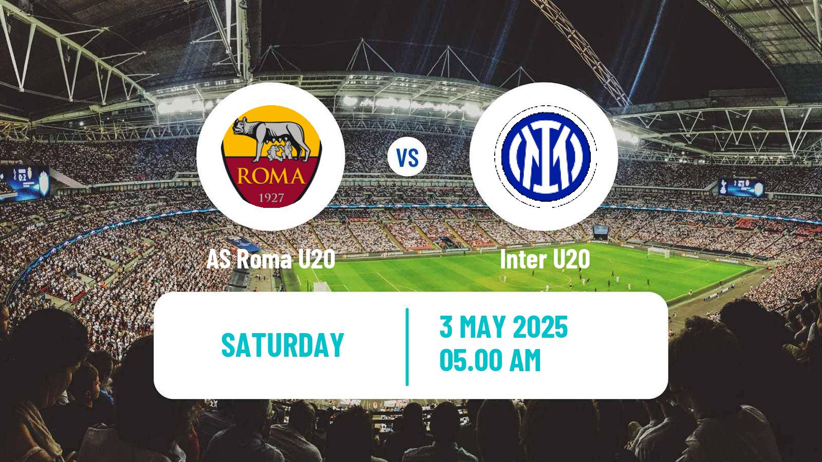 Soccer Italian Primavera 1 Roma U20 - Inter U20