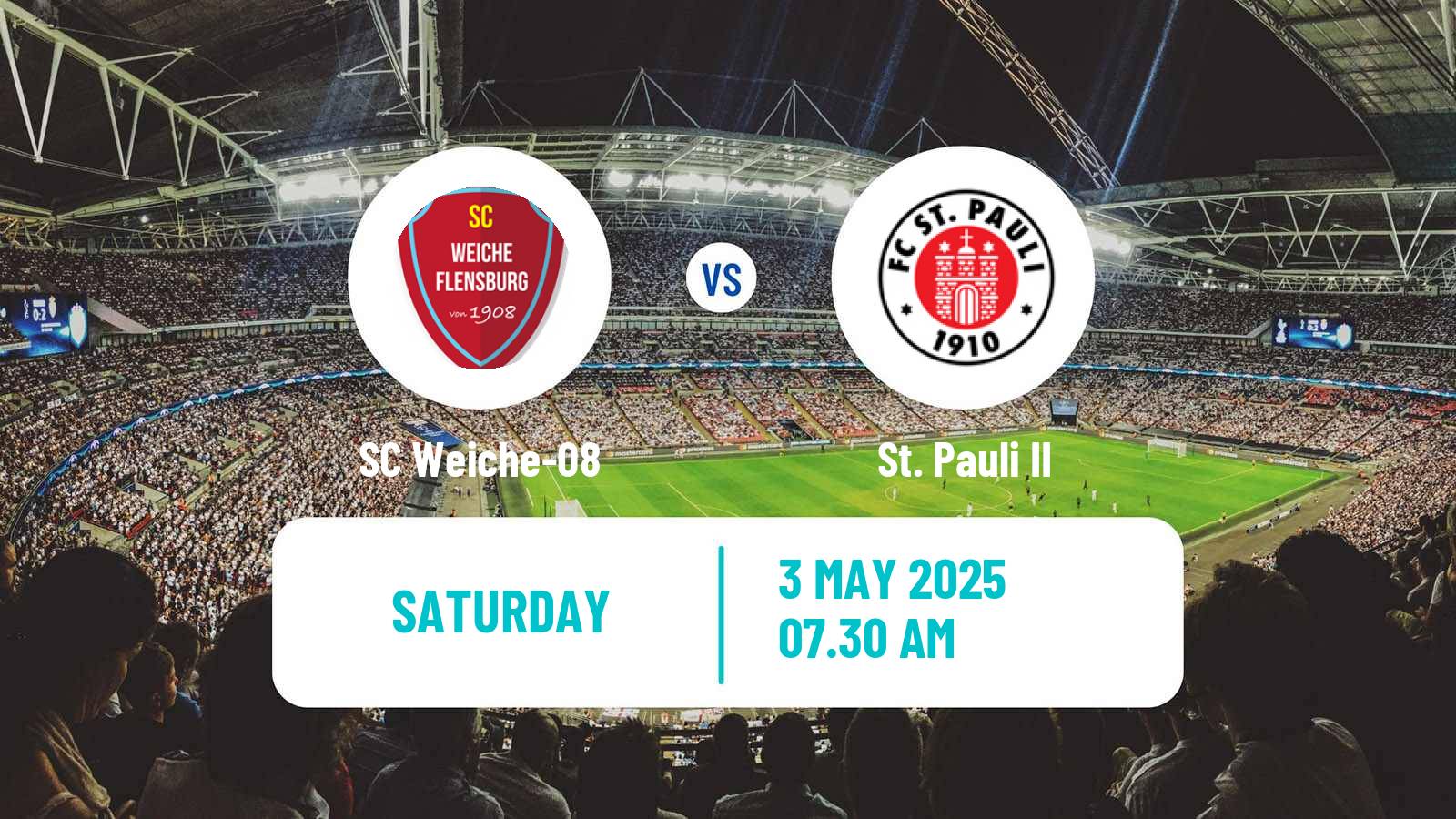 Soccer German Regionalliga North SC Weiche-08 - St. Pauli II