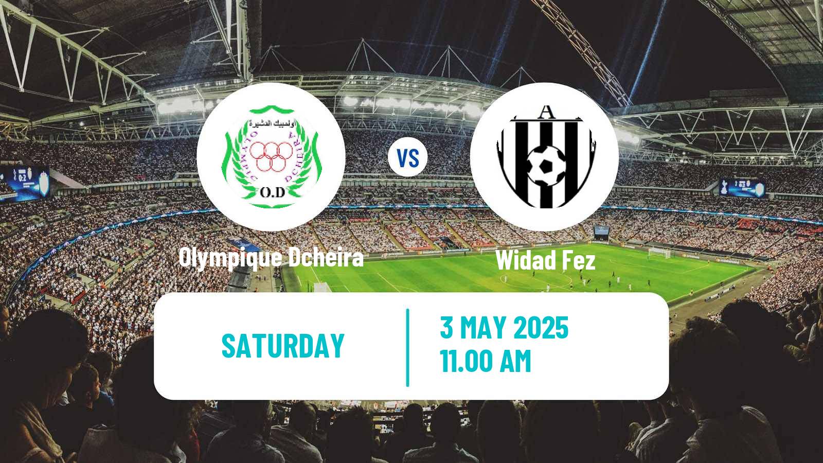 Soccer Moroccan Botola 2 Olympique Dcheira - Widad Fez