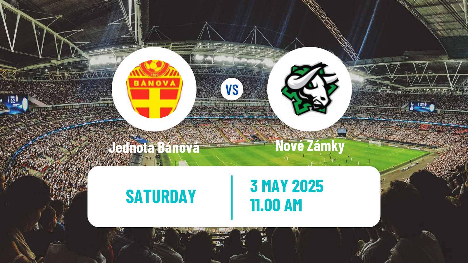 Soccer Slovak 3 Liga West Jednota Bánová - Nové Zámky