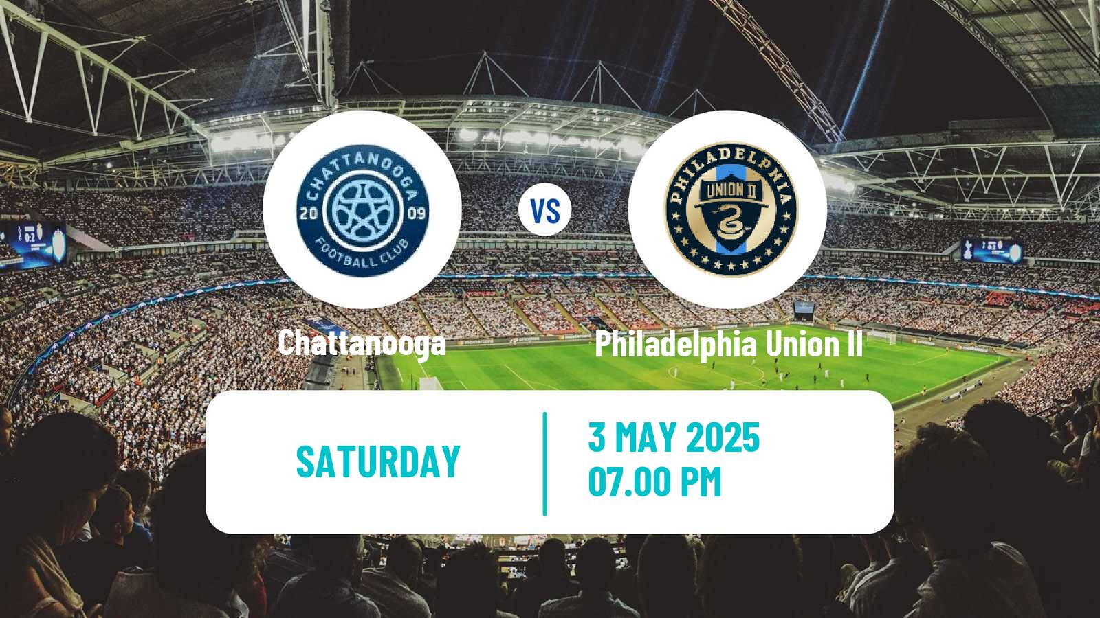 Soccer MLS Next Pro Chattanooga - Philadelphia Union II