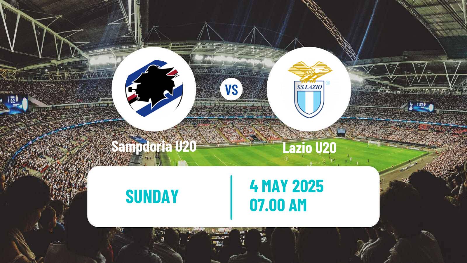 Soccer Italian Primavera 1 Sampdoria U20 - Lazio U20