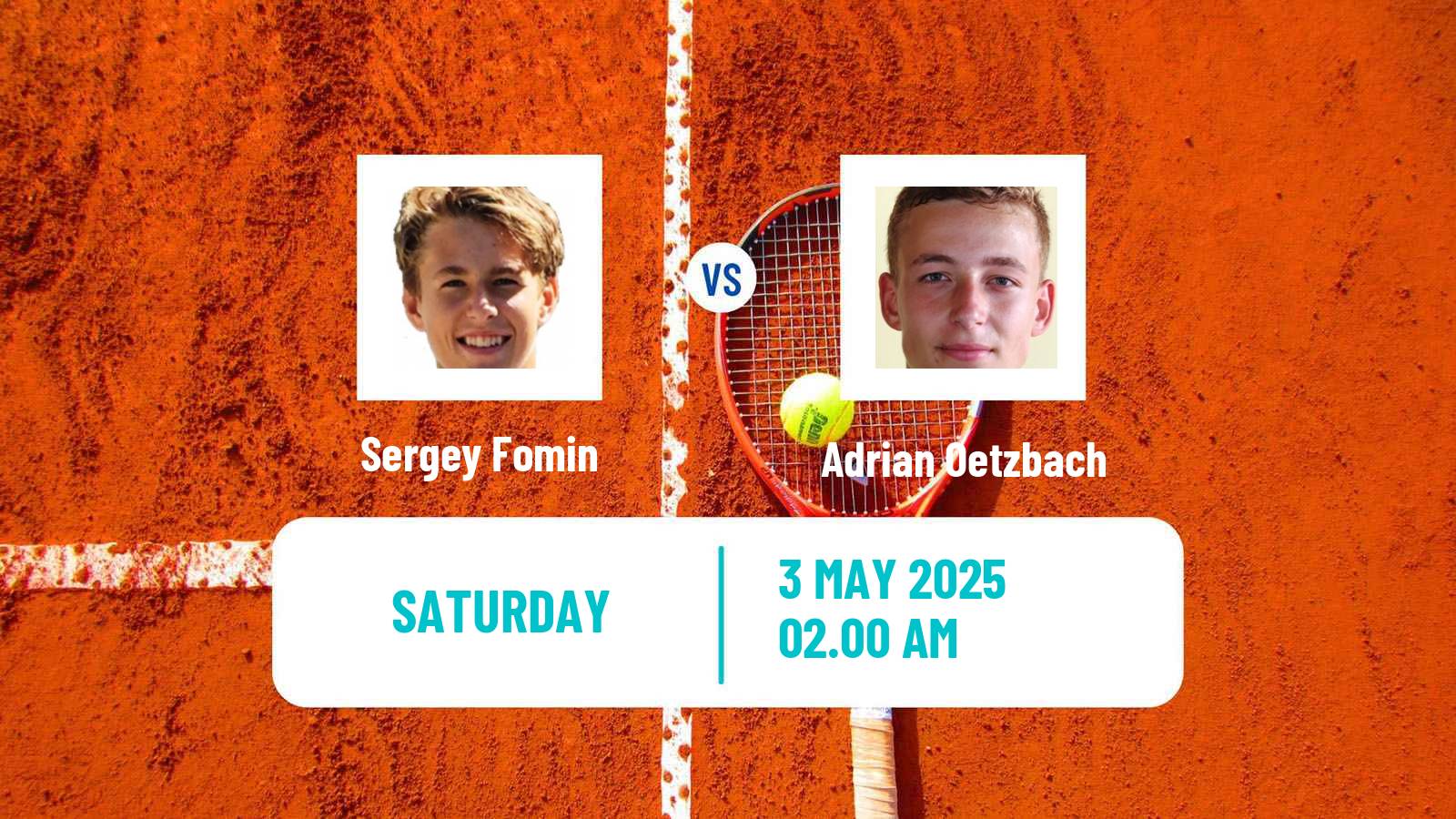 Tennis ITF M15 Shymkent 2 Men Sergey Fomin - Adrian Oetzbach