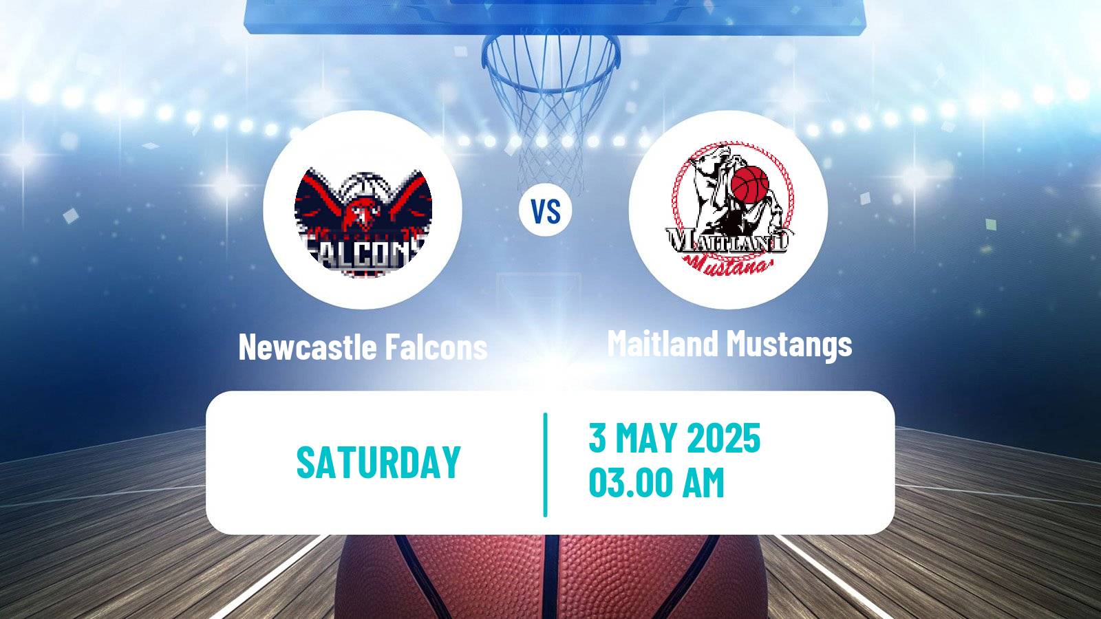 Basketball Australian NBL1 East Women Newcastle Falcons - Maitland Mustangs