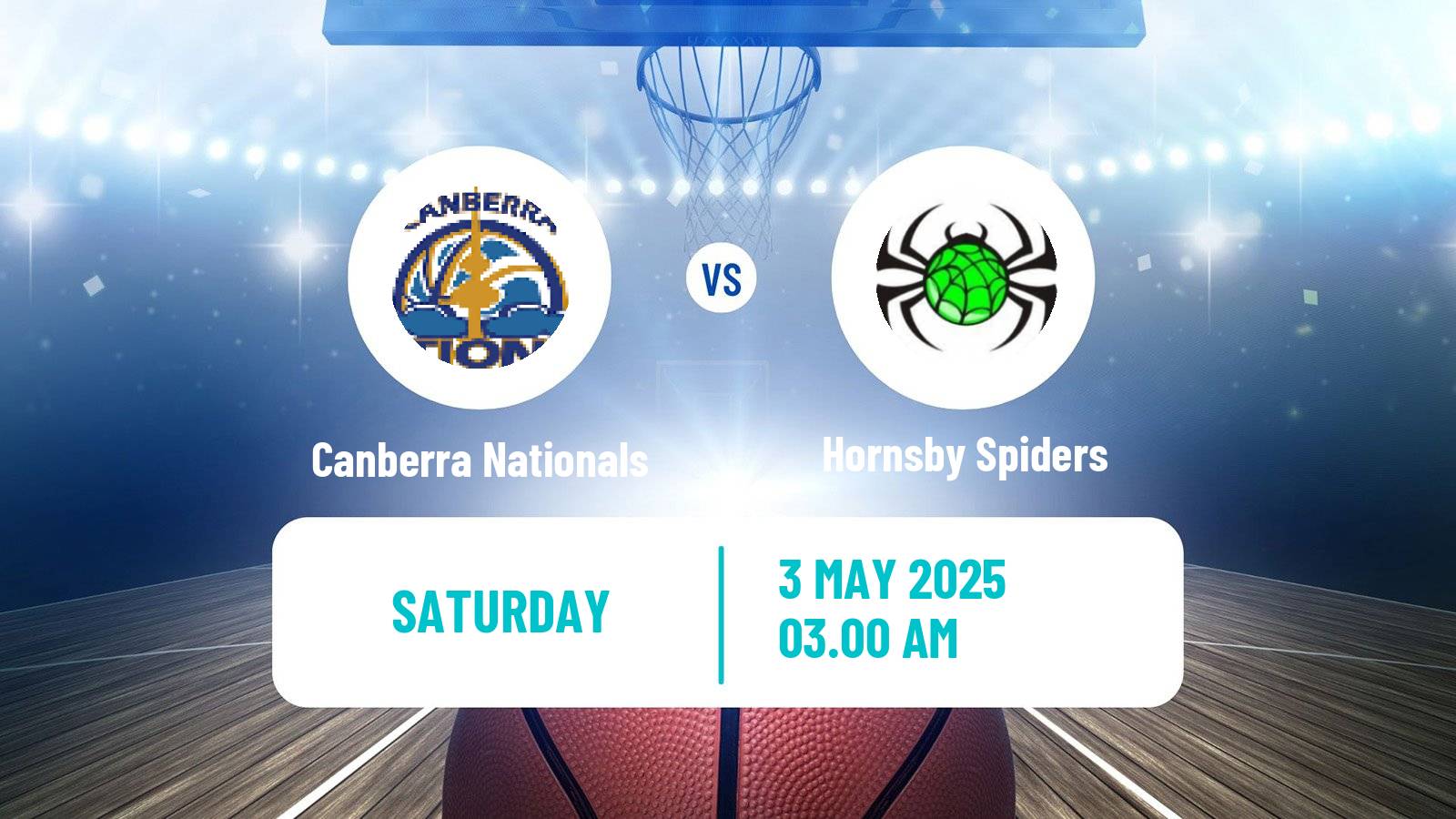 Basketball Australian NBL1 East Women Canberra Nationals - Hornsby Spiders