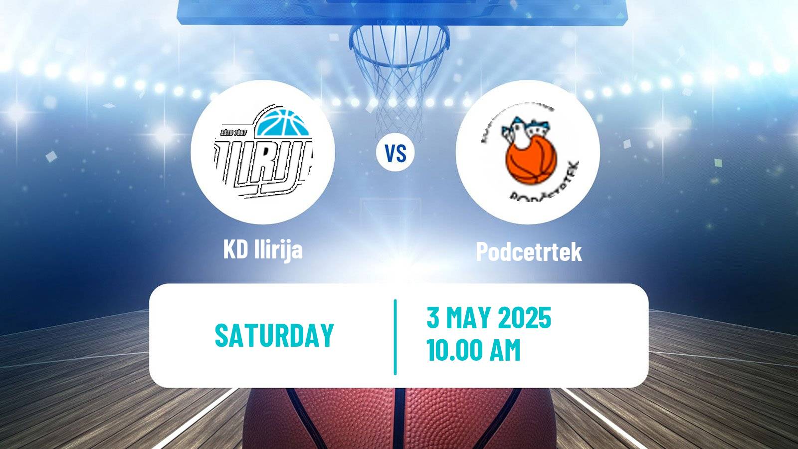 Basketball Slovenian Liga Basketball Ilirija - Podcetrtek