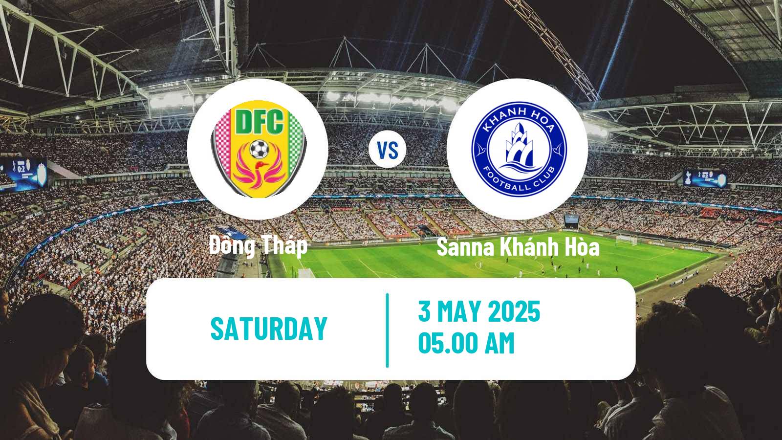 Soccer Vietnamese V League 2 Đồng Tháp - Sanna Khánh Hòa