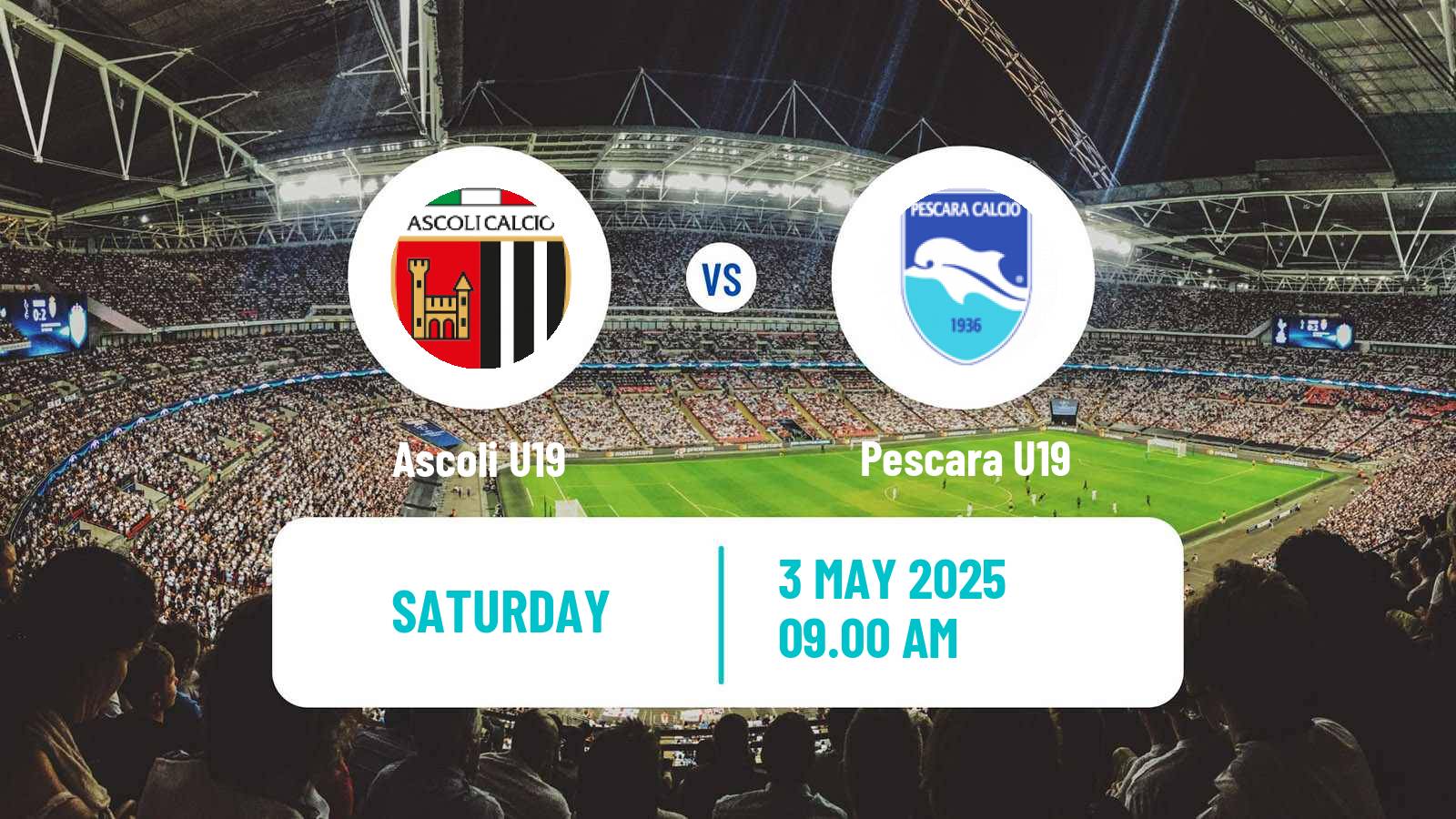 Soccer Italian Primavera 2 Ascoli U19 - Pescara U19