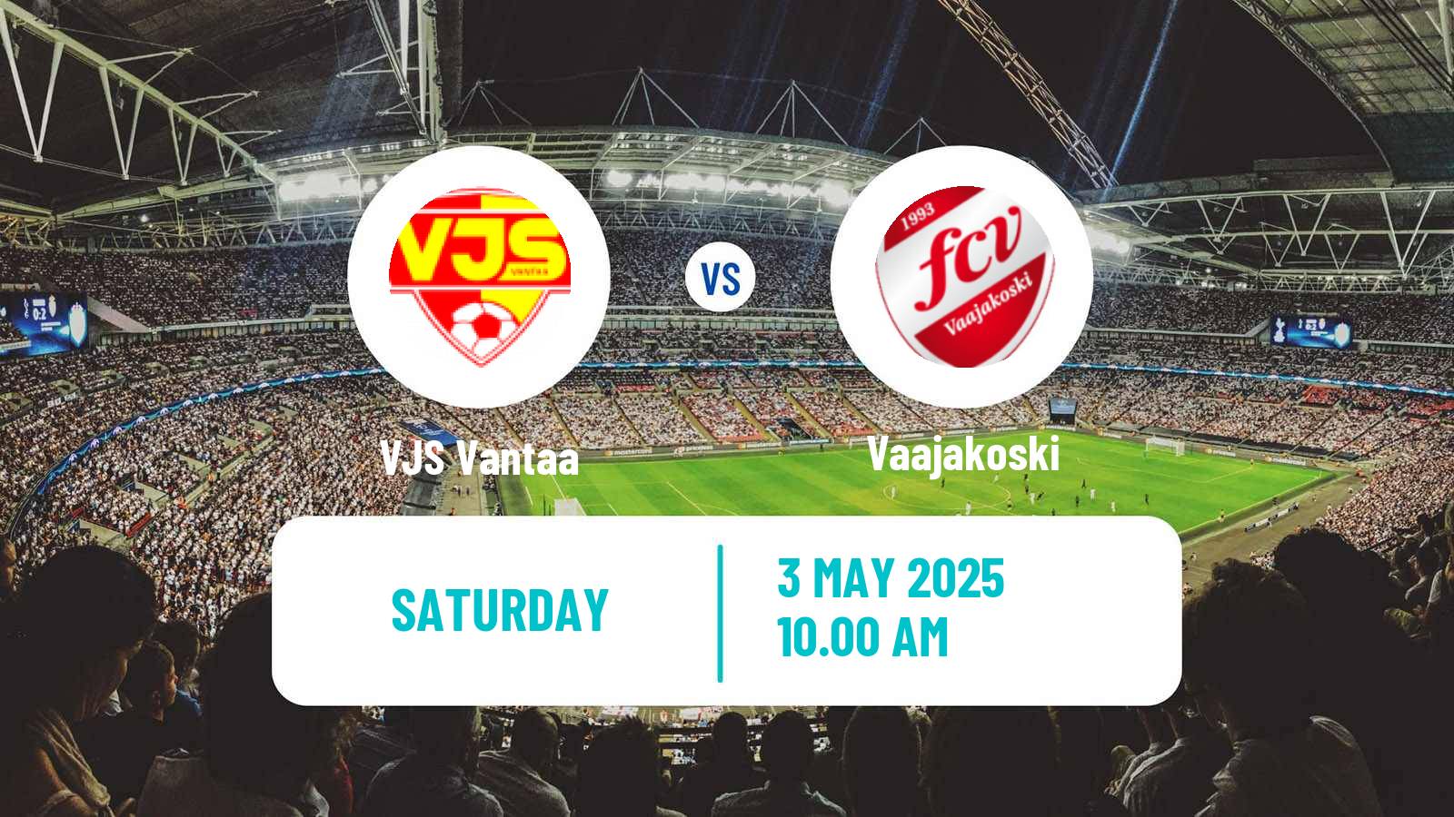 Soccer Finnish Kakkonen Group A VJS Vantaa - Vaajakoski