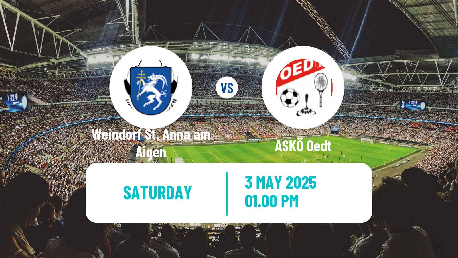 Soccer Austrian Regionalliga Central Weindorf St. Anna am Aigen - ASKÖ Oedt