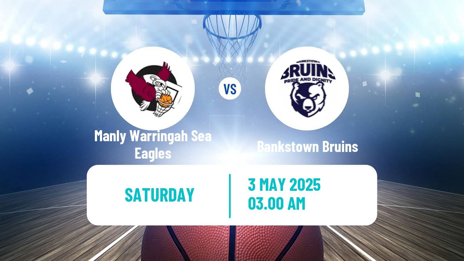 Basketball Australian NBL1 East Manly Warringah Sea Eagles - Bankstown Bruins