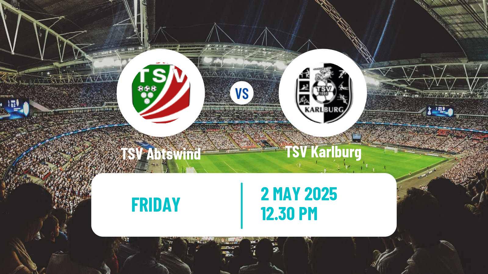 Soccer German Oberliga Bayern Nord Abtswind - Karlburg