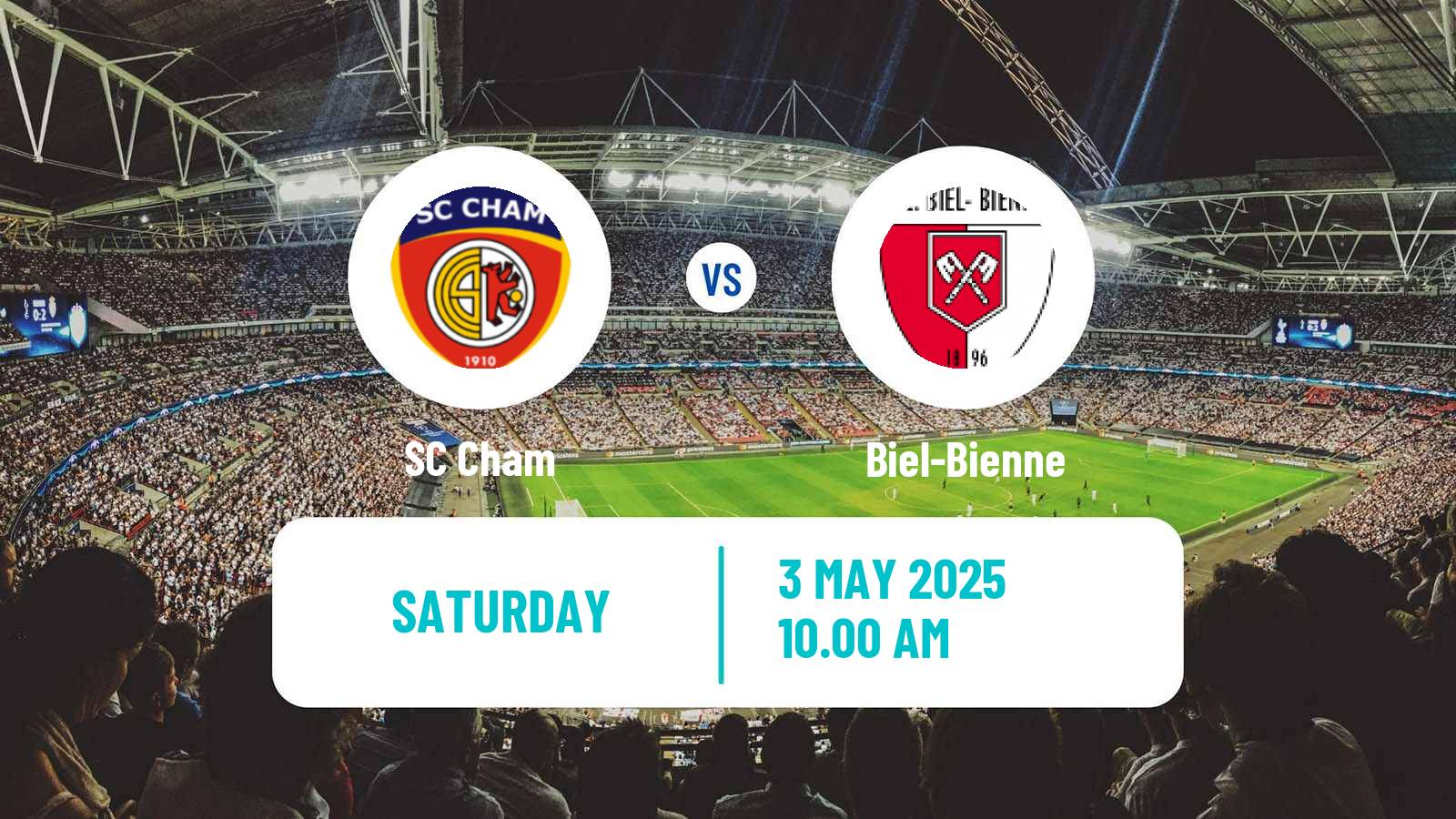 Soccer Swiss Promotion League Cham - Biel-Bienne