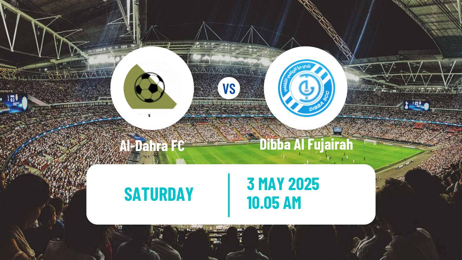 Soccer UAE Division 1 Al-Dahra - Dibba Al Fujairah