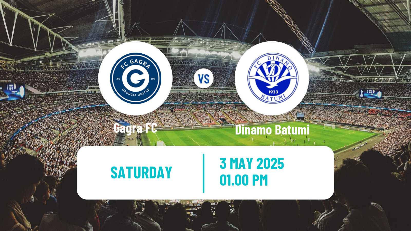Soccer Georgian Erovnuli Liga Gagra - Dinamo Batumi