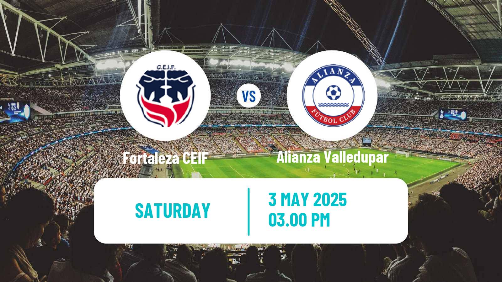 Soccer Colombian Liga Women Fortaleza CEIF - Alianza Valledupar