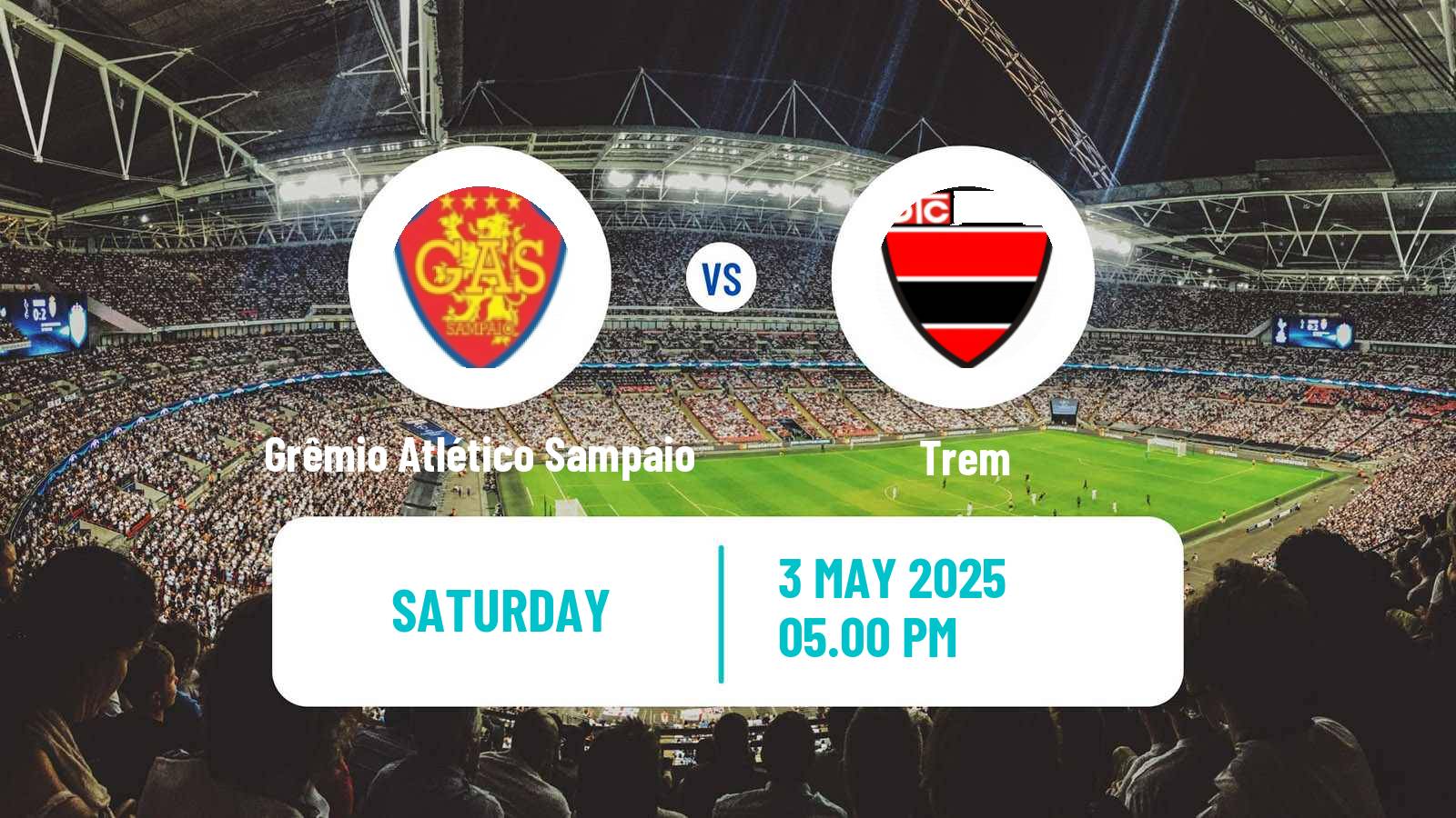 Soccer Brazilian Serie D Grêmio Atlético Sampaio - Trem