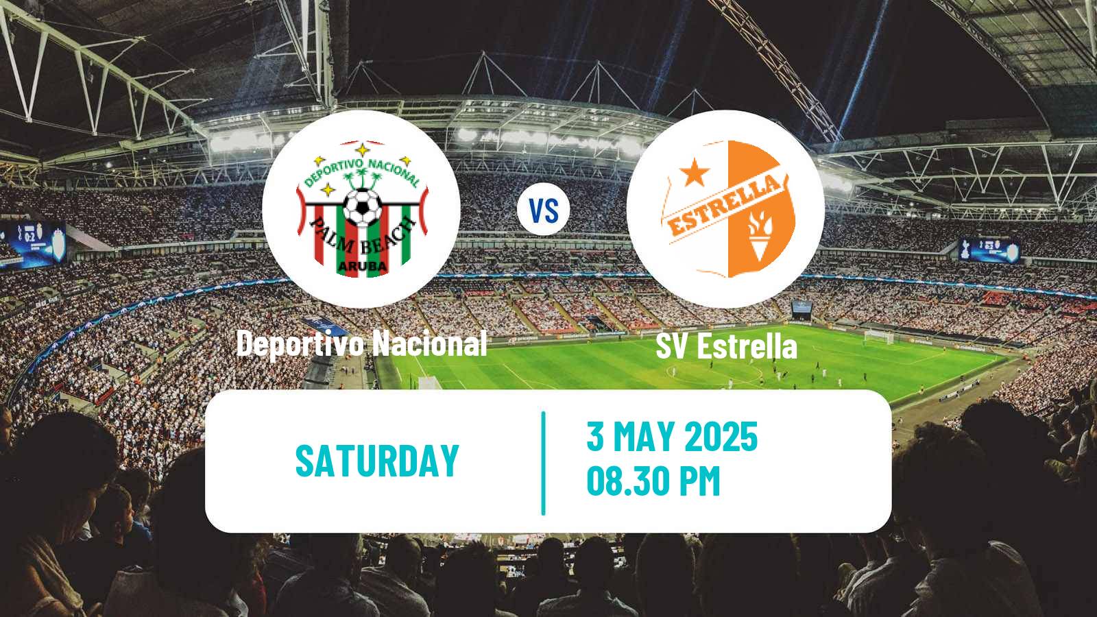 Soccer Aruban Division di Honor Deportivo Nacional - Estrella