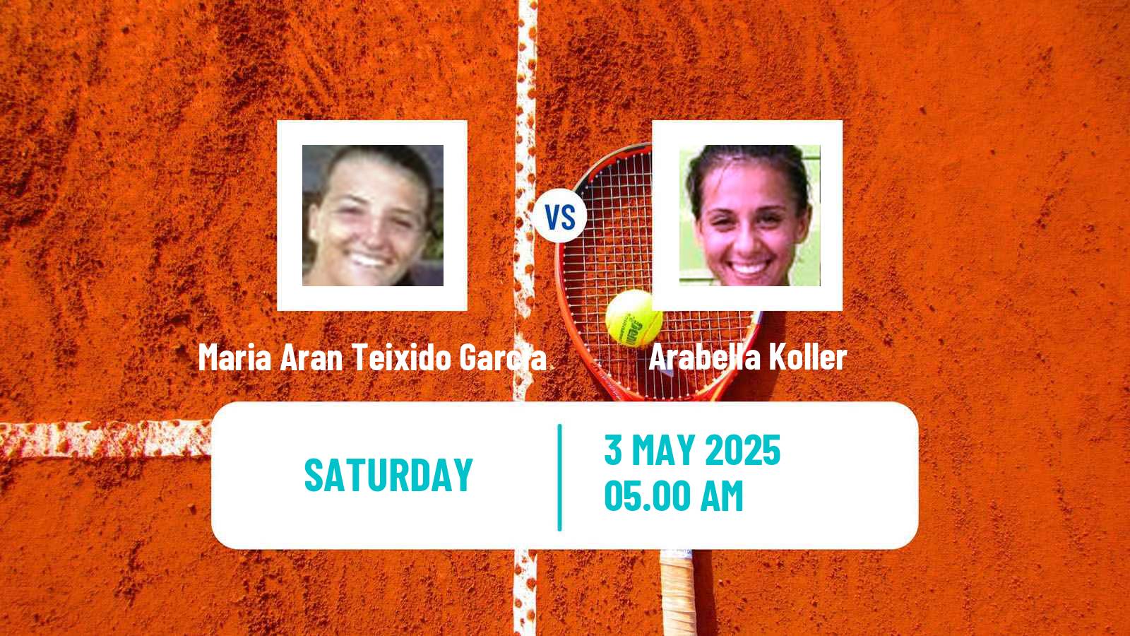 Tennis ITF W15 Monastir 17 Women Maria Aran Teixido Garcia - Arabella Koller