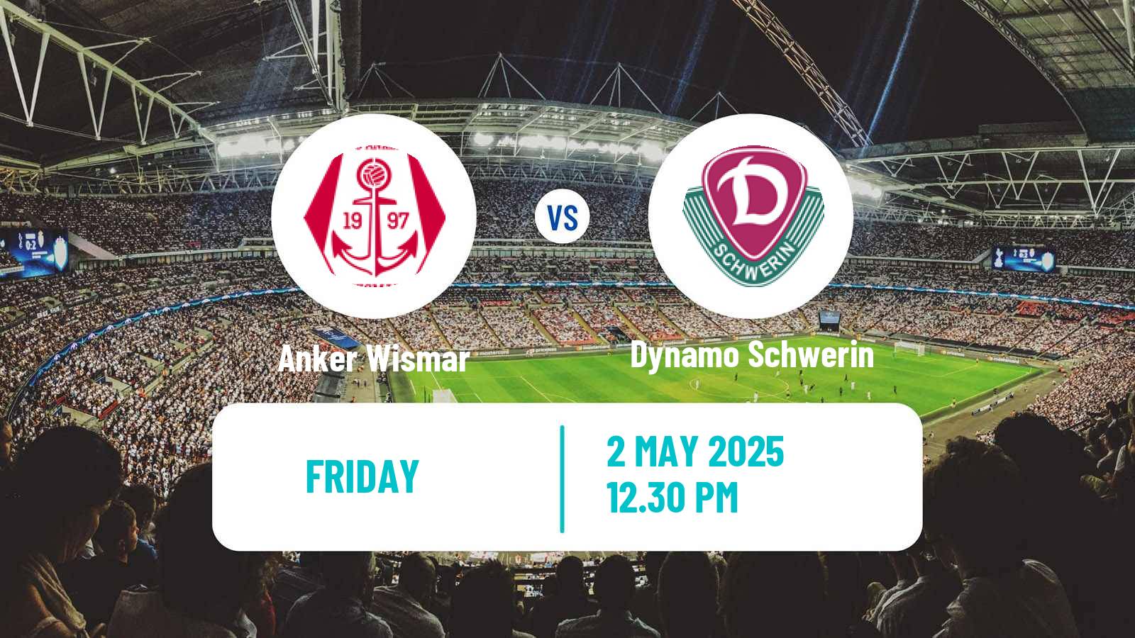Soccer German Oberliga NOFV-Nord Anker Wismar - Dynamo Schwerin
