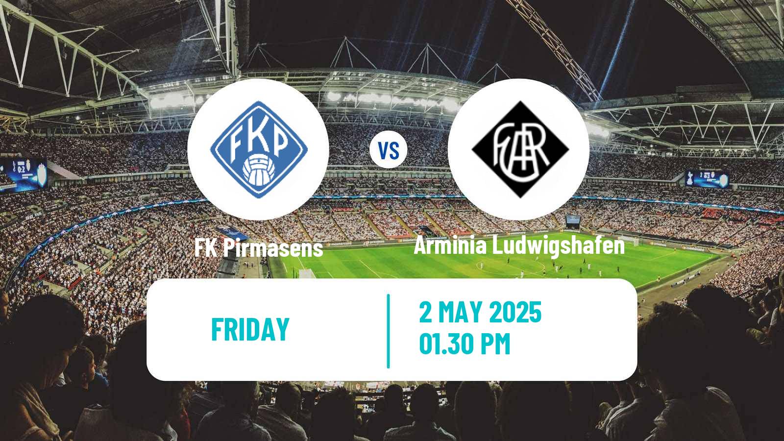 Soccer German Oberliga Rheinland-Pfalz/Saar Pirmasens - Arminia Ludwigshafen
