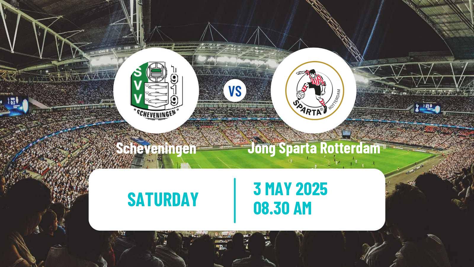 Soccer Dutch Tweede Divisie Scheveningen - Jong Sparta Rotterdam