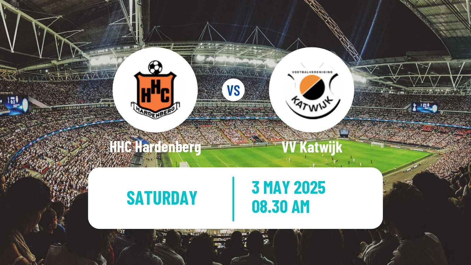 Soccer Dutch Tweede Divisie HHC Hardenberg - Katwijk